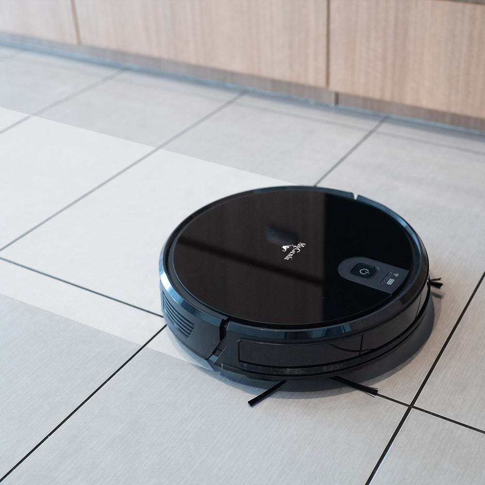 MyGenie XSonic Wifi Pro Robotic Vacuum Cleaner Carpet Wet Dry Mopping Black