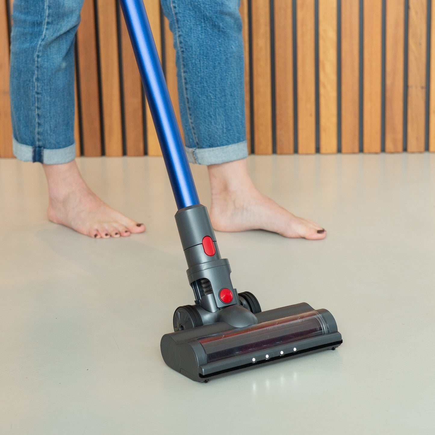 MyGenie Monster Stick Vac with Mop - Blue
