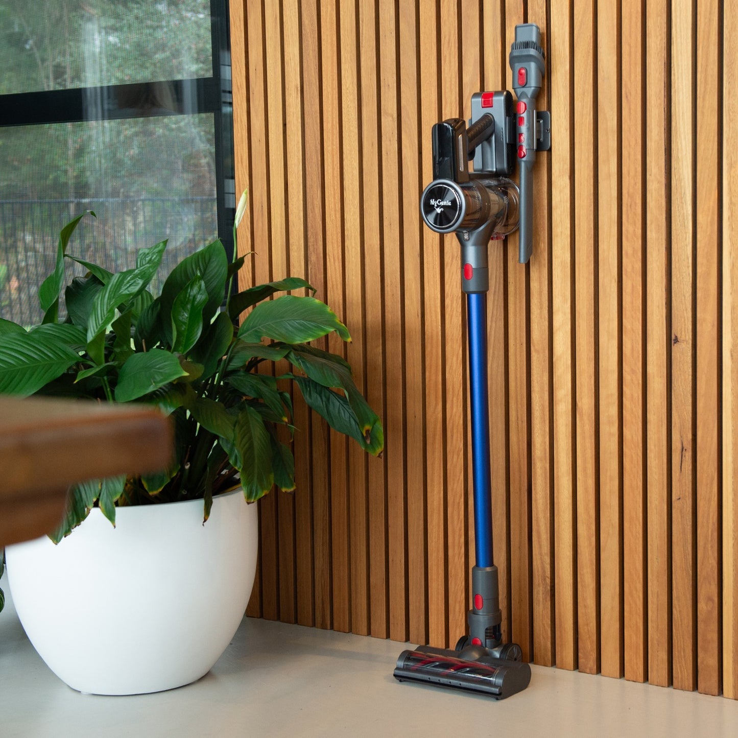 MyGenie Monster Stick Vac with Mop - Blue