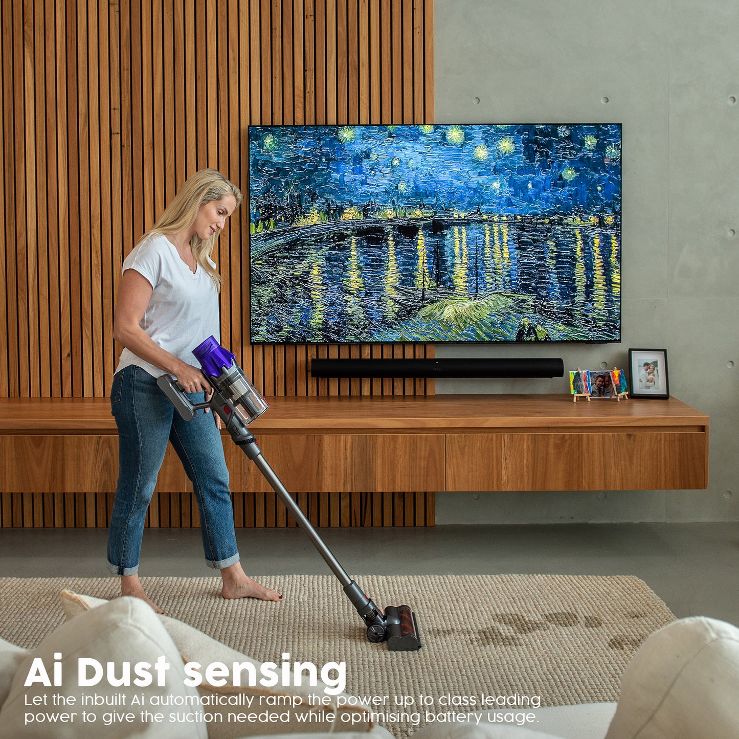 MyGenie Sentinel Ai Pro Stick Vac with Mop
