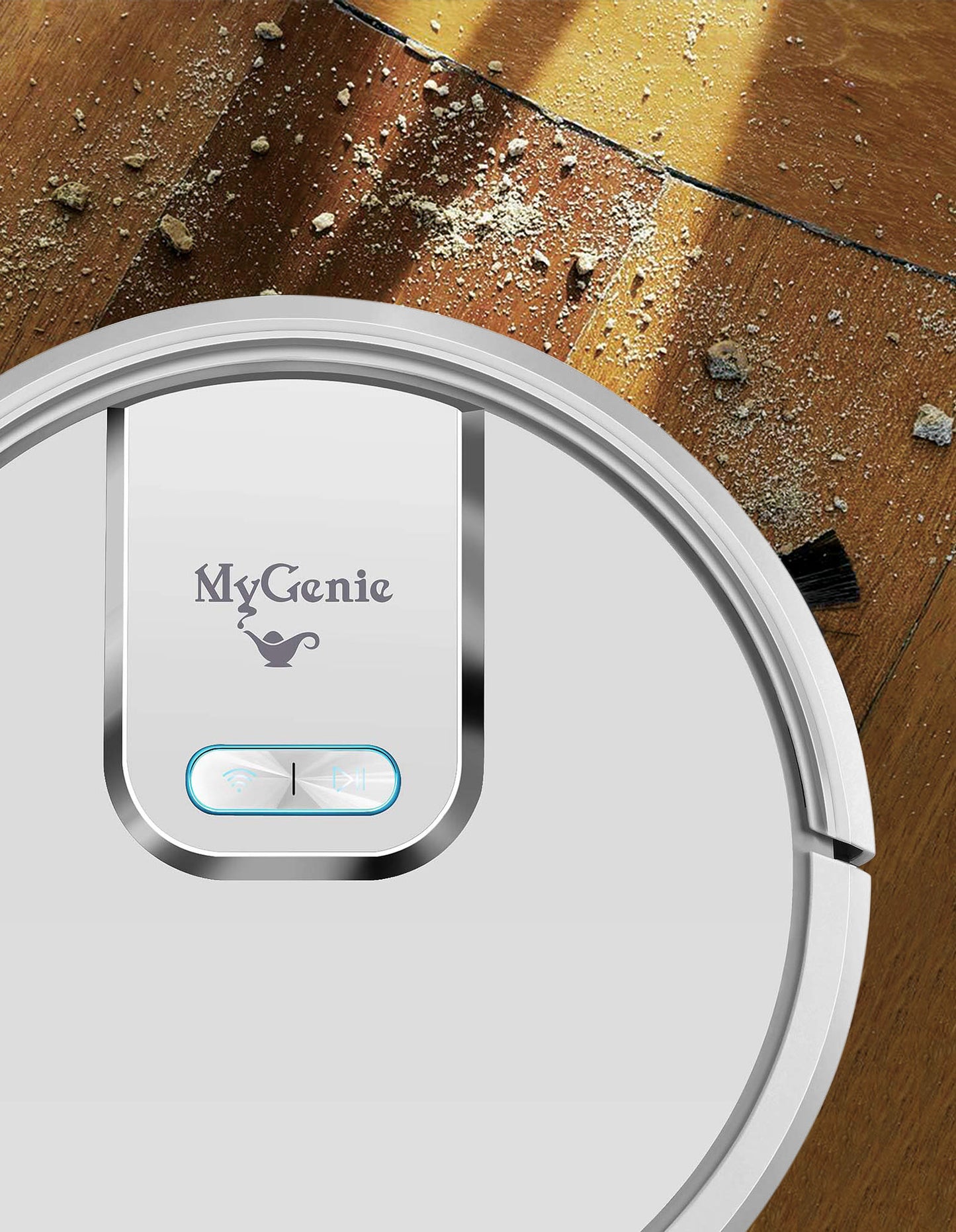 MyGenie GMAX Wi-Fi Robot Vacuum & Mop, Wet/Dry, HEPA, App Control