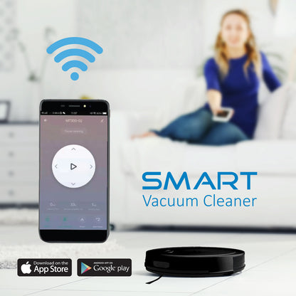 MyGenie Smart Robot Vacuum, App Control, Carpet & Hard Floors, Auto