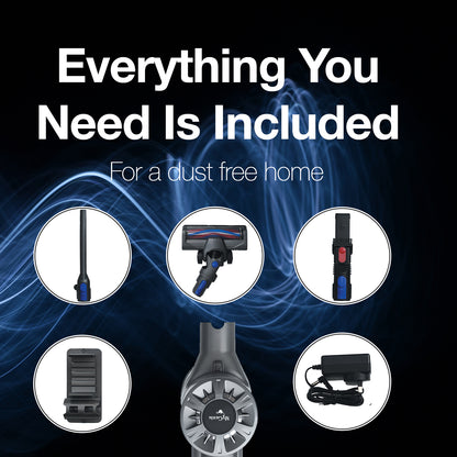 MyGenie X5 Cordless Stick Vacuum, Bagless, Lightweight, Rechargeable