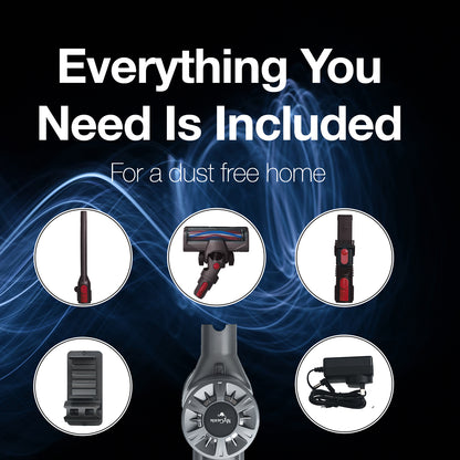 MyGenie X5 Cordless Stick Vacuum, Bagless, Lightweight, Rechargeable