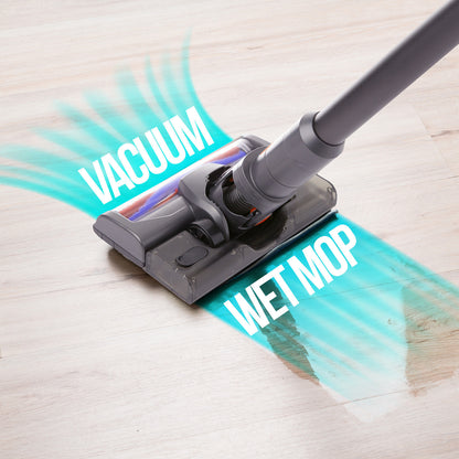 MyGenie H20 PRO 2-in-1 Cordless Stick Vacuum & Mop, Wet/Dry, Rechargeable