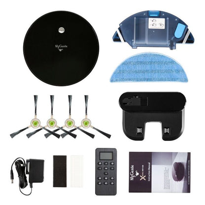 MyGenie XSonic Wi-Fi H20 Robot Vacuum & Mop, Wet/Dry, HEPA, App Control