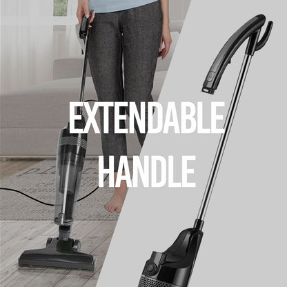 MyGenie CX500 Telescopic Stick Vacuum, Ultralight, Bagless, HEPA Filter