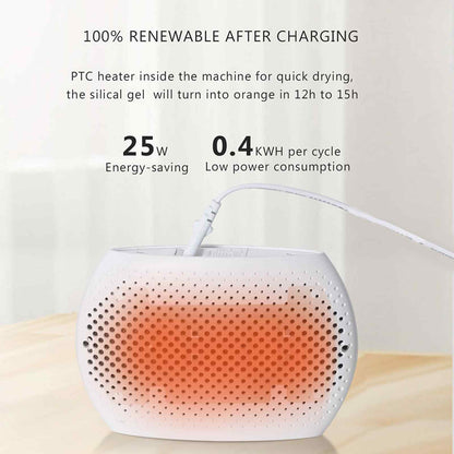 MyGenie Compact Dehumidifier, Reusable, Portable Moisture Extractor