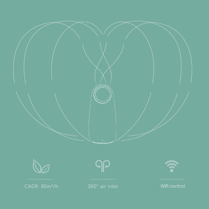 MyGenie Ultra Quiet Eco Flow Air Purifier, Wi-Fi HEPA Filtration