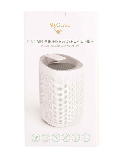 MyGenie 2-in-1 Air Purifier & Dehumidifier, Wi-Fi App, HEPA Filter