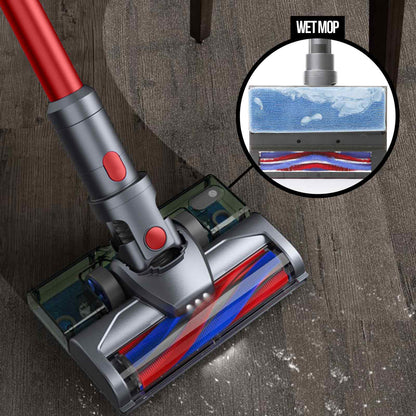 MyGenie H20 PRO 2-in-1 Cordless Stick Vacuum & Mop, Wet/Dry, Rechargeable