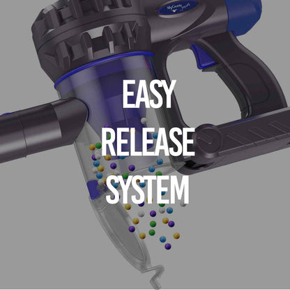 MyGenie Junior JX5 Kids Toy Stick Vacuum, Cord-Free, Real Suction Fun