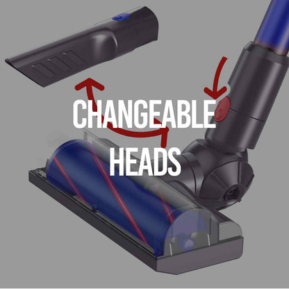 MyGenie Junior JX5 Kids Toy Stick Vacuum, Cord-Free, Real Suction Fun