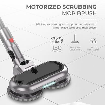 MyGenie X9 Twin Spin Turbo Vacuum & Mop, Cordless, Floor Mopping Power