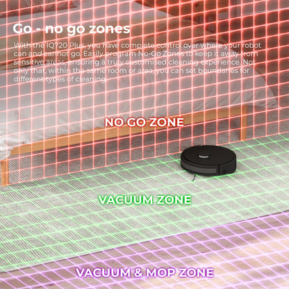 MyGenie Laser Smart IQ720+ Robot Vacuum + LiDAR Tower Dock