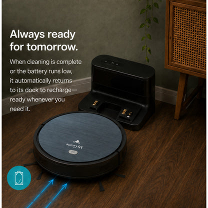 MyGenie Xsonic V5 Max Hydro 3-in-1 Robot Vacuum & Mop, WiFi App Control