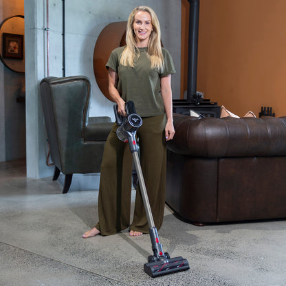 MyGenie X-Lite HYDRA Glide Pro Cordless Vacuum & Mop, LED, HEPA Filter
