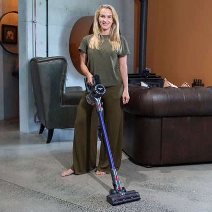 MyGenie X-Lite HYDRA Glide Pro Cordless Vacuum & Mop, LED, HEPA Filter