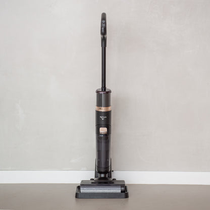 MyGenie Zeus Cordless Wet & Dry Floor Cleaner, HEPA, Voice Prompts + LCD