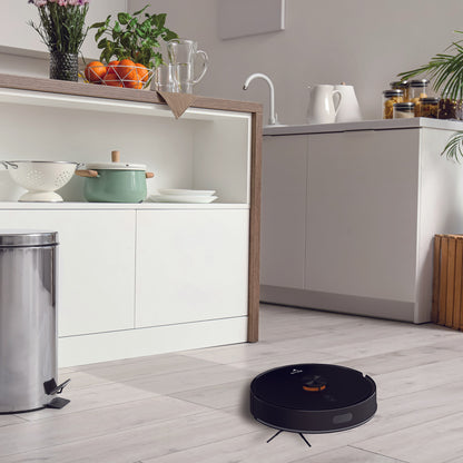 MyGenie IQ1000 Self-Empty Robot Vacuum + LiDAR Tower Dock, HEPA Filter