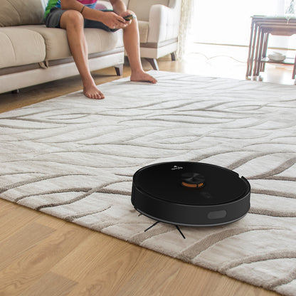 MyGenie IQ1000 Self-Empty Robot Vacuum + LiDAR Tower Dock, HEPA Filter