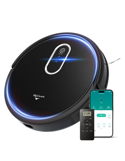 MyGenie Hydraclean Robot Vacuum & Mop, Wet/Dry, HEPA, Smart Navigation