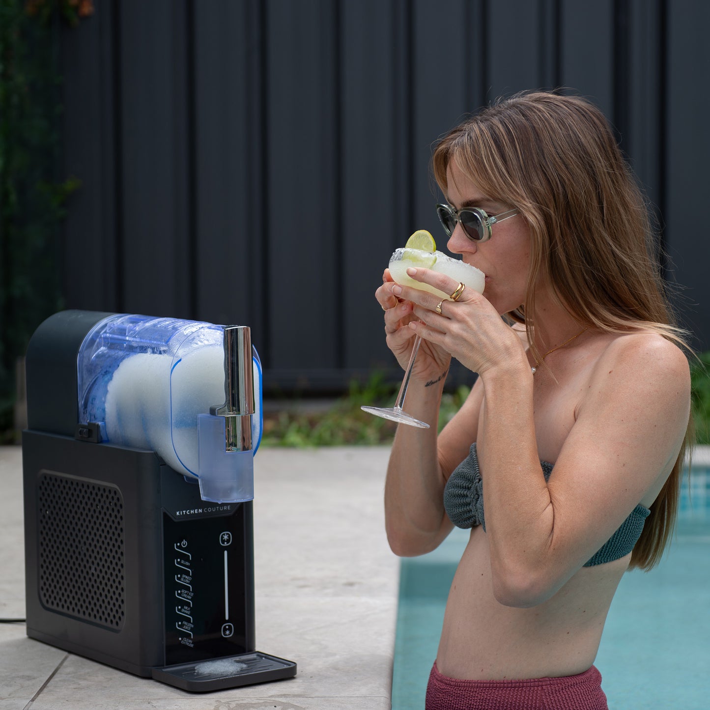 Kitchen Couture 2L Slushie & Soft Serve Maker, No Pre-Freezing, Digital Touch