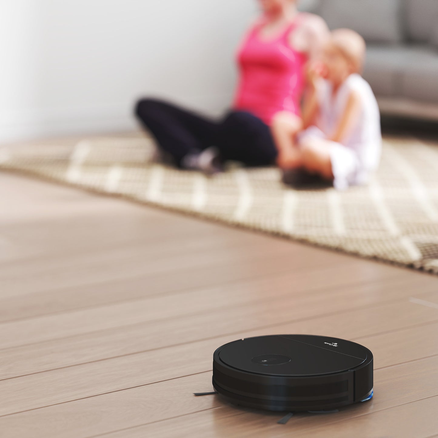 MyGenie Vortex 3-in-1 Slim 80mm Robot Vacuum & Mop, 2500Pa, Wi-Fi, HEPA