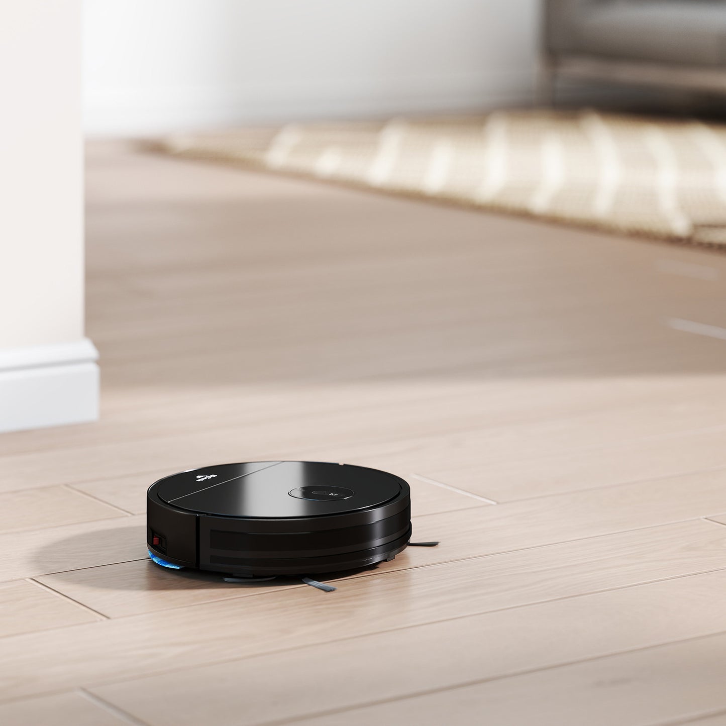 MyGenie Vortex 3-in-1 Slim 80mm Robot Vacuum & Mop, 2500Pa, Wi-Fi, HEPA