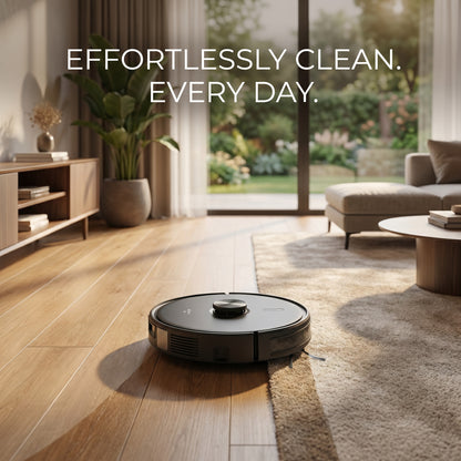 MyGenie Raptor Laser Robot Vacuum, Smart Mapping, HEPA, Powerful Suction