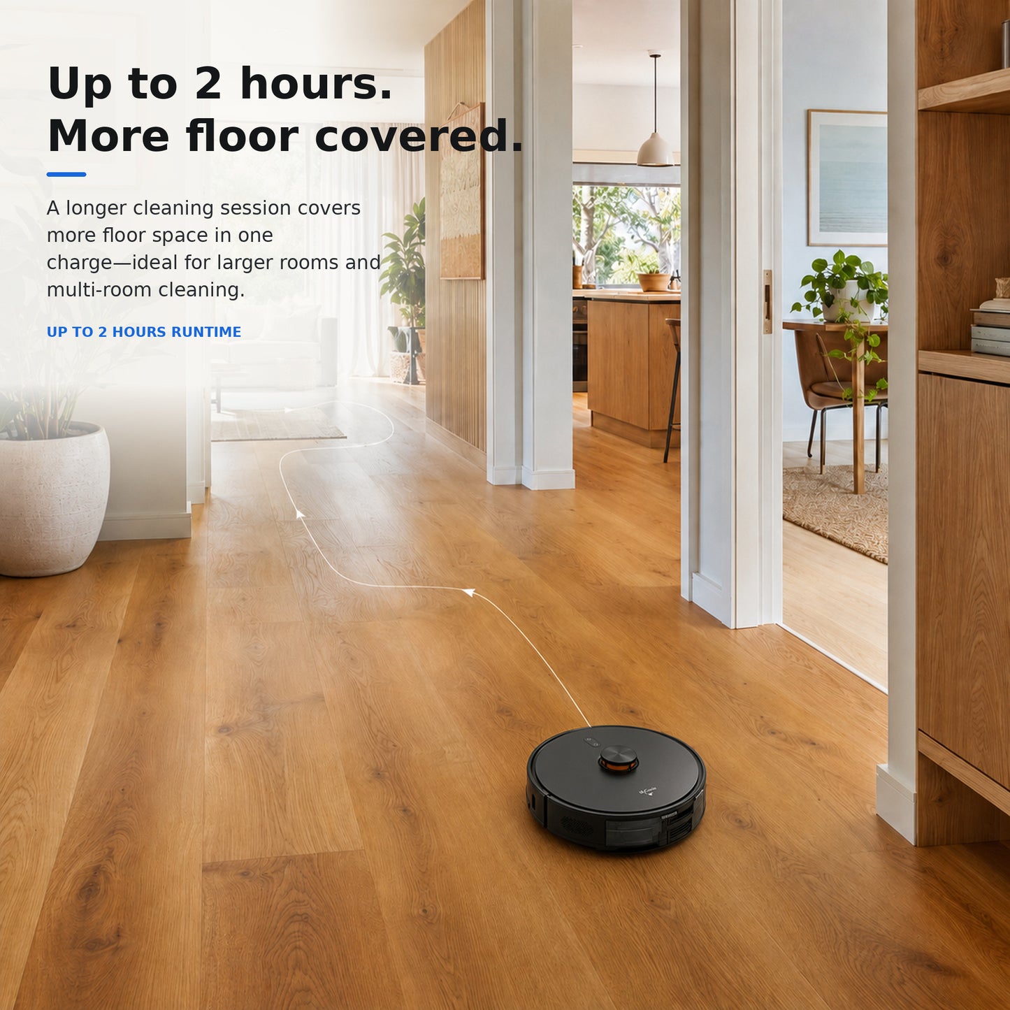 MyGenie Raptor Laser Robot Vacuum, Smart Mapping, HEPA, Powerful Suction
