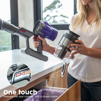 MyGenie Sentinel AI Pro Cordless Stick Vacuum & Mop, Smart, HEPA