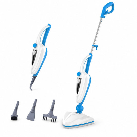 MyGenie Vortex 10-in-1 Steam Mop, 1400W Multi-Surface Cleaner & Handheld Steamer