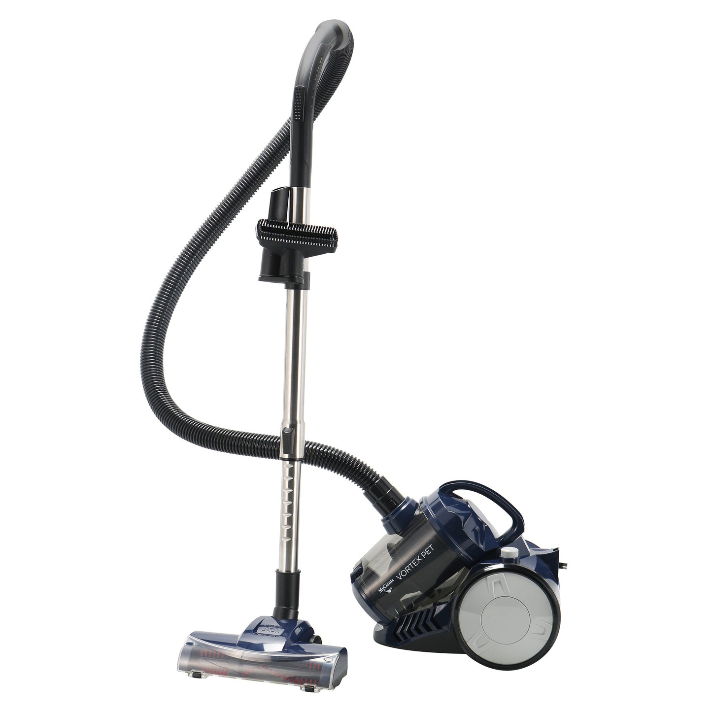 MyGenie Vortex Pet 1000W Canister Vacuum, HEPA, Strong Suction, Pet Hair