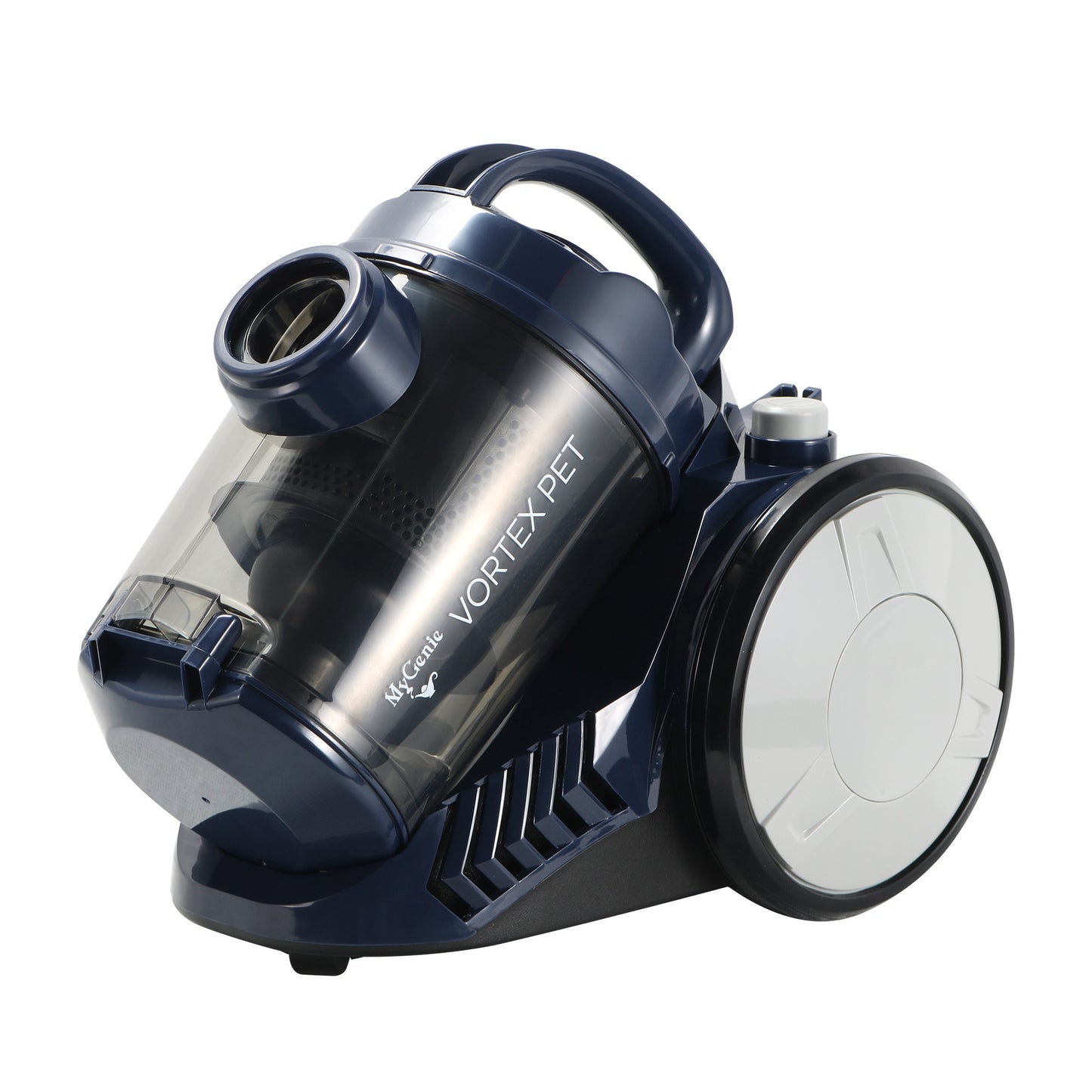 MyGenie Vortex Pet 1000W Canister Vacuum, HEPA, Strong Suction, Pet Hair