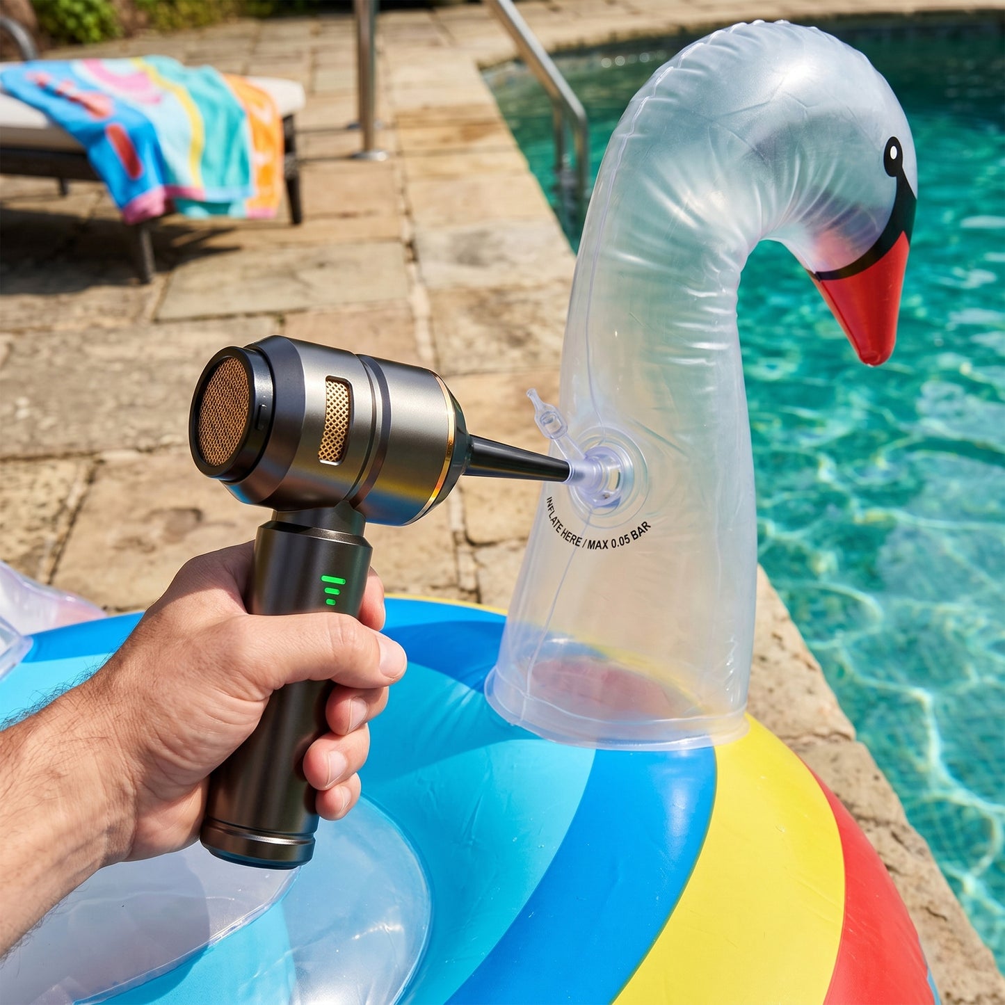 MyGenie Tornado Pro V2.0 Handheld Vacuum & Blower, 15kPa, HEPA Filter