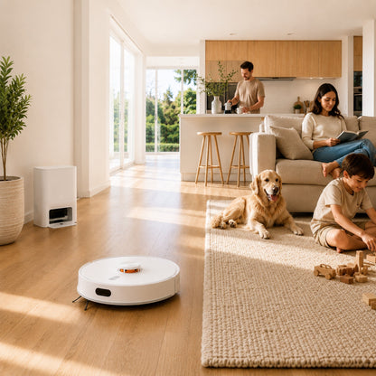 MyGenie Turbo Clean Self Empty Robotic Vacuum Cleaner