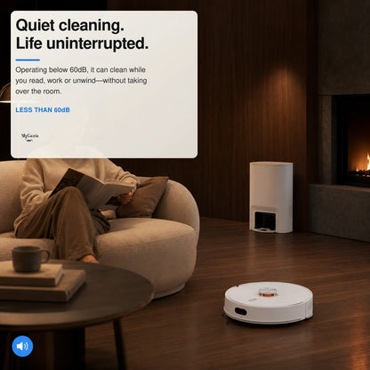 MyGenie Turbo Clean Self Empty Robotic Vacuum Cleaner