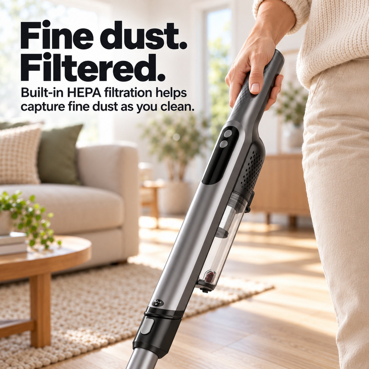MyGenie Pulse Ultralight Stick Vacuum