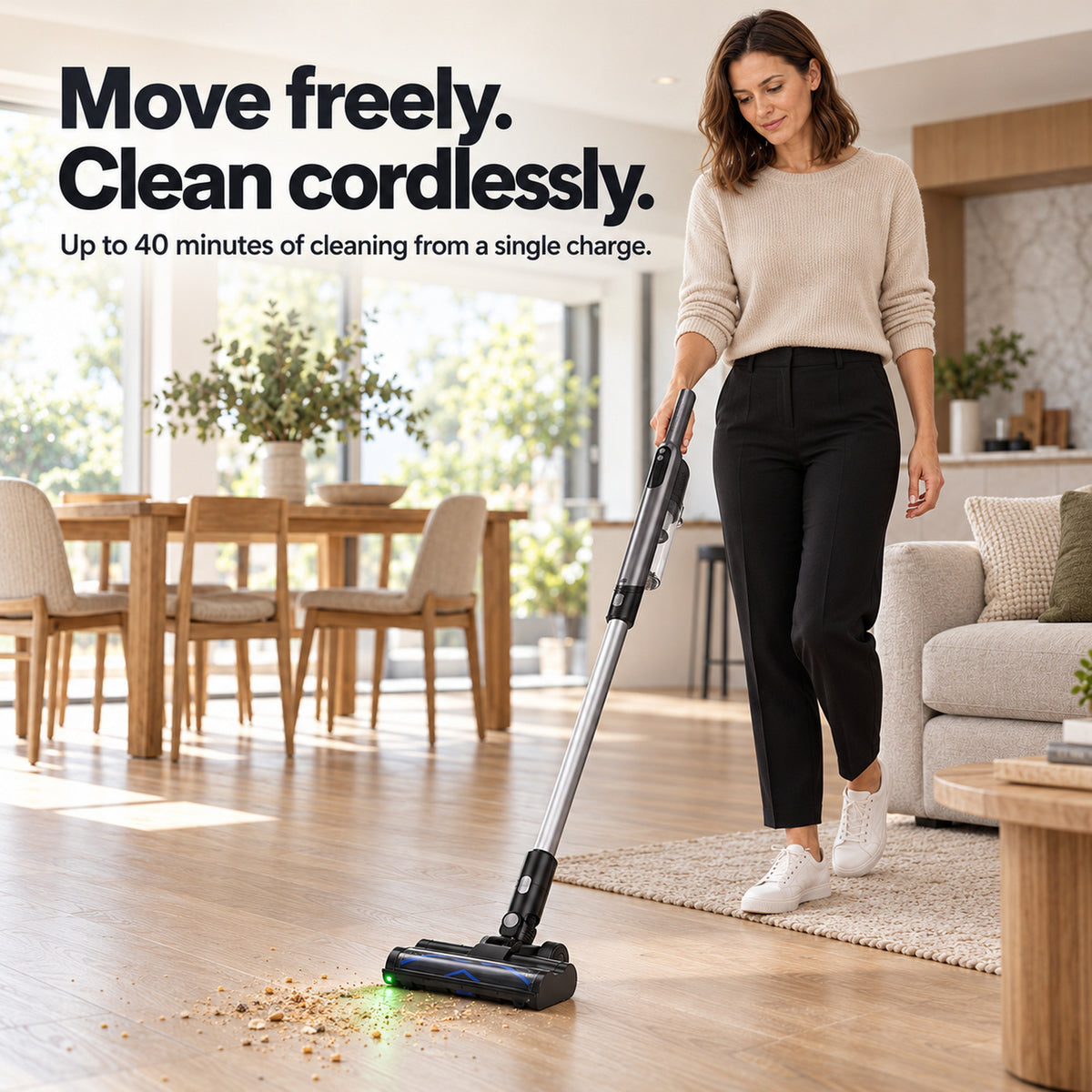 MyGenie Pulse Ultralight Stick Vacuum