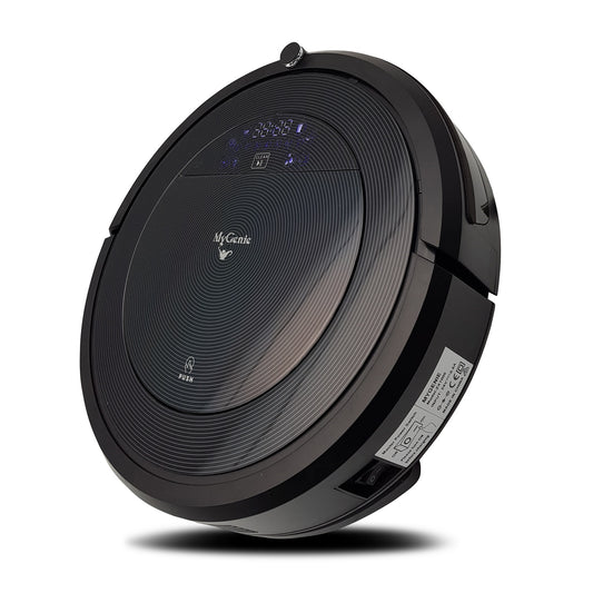 MyGenie ZX1000 Automatic Robotic Vacuum Cleaner Dry Wet Mop Rechargable Black