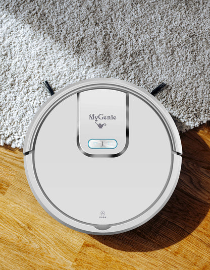 MyGenie GMAX Wi-Fi Robot Vacuum & Mop, Wet/Dry, HEPA, App Control
