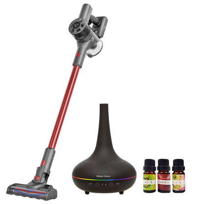 MyGenie X5 Cordless Stick Vacuum + Bonus Aroma Diffuser Humidifier