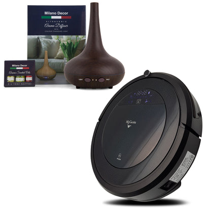 MyGenie ZX1000 Robot Vacuum & Mop + Bonus Aroma Diffuser with 3 Oils