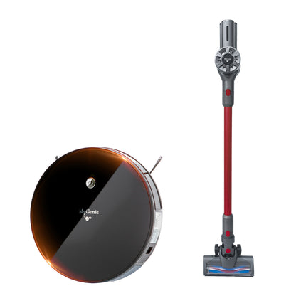 MyGenie Vacuum Set, XSonic Wet/Dry Robot Vacuum + X5 Stick Vacuum