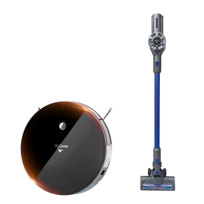 MyGenie Vacuum Set, XSonic Wet/Dry Robot Vacuum + X5 Stick Vacuum