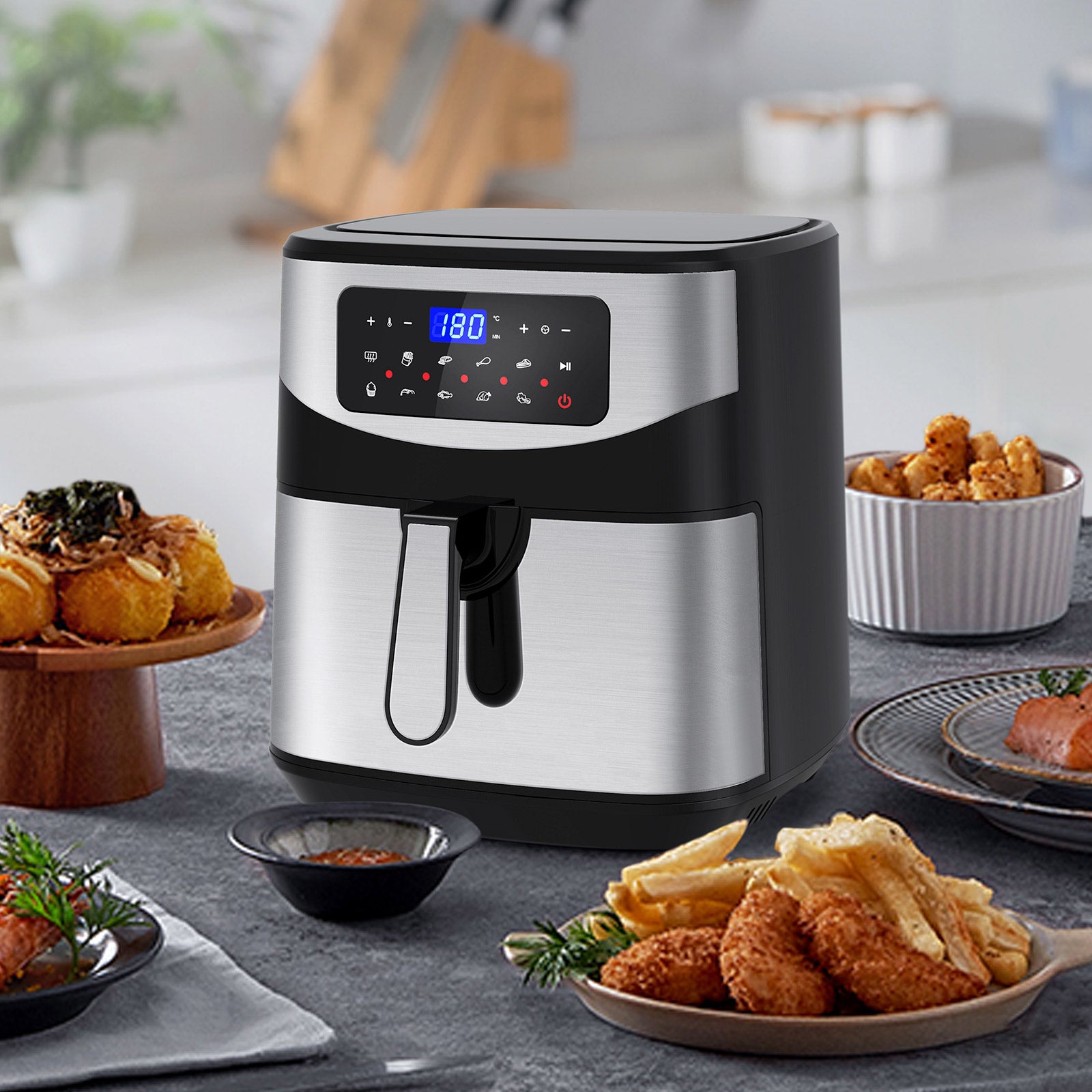 Kitchen Couture 12 Litre Air Fryer Multifunctional LCD One Touch Displ –  Mygenieshop