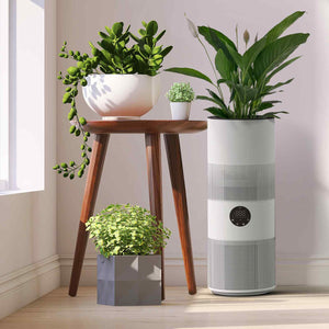 MyGenie Tower Air Purifier with Planter 2-in-1 WI-FI App Control HEPA