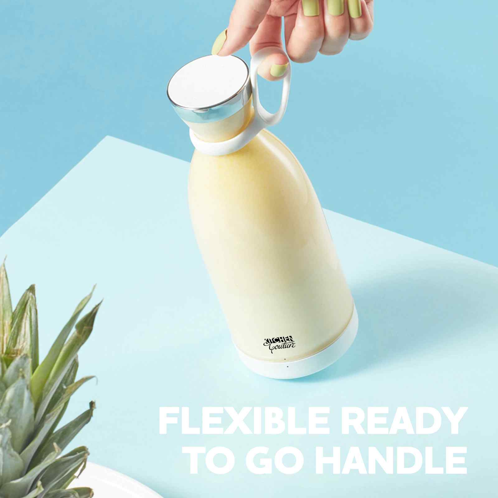 Kitchen Couture Fusion Portable Blender Electric Hand Held Mixer Shaker Maker