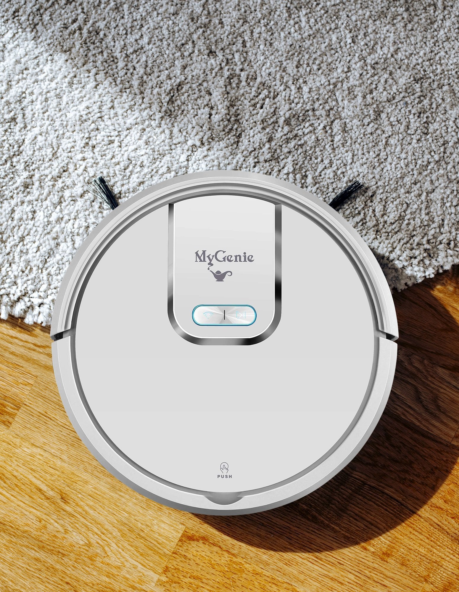 MyGenie WI-FI GMAX Robotic Vacuum Cleaner Mop App Control Dry & Wet Auto Robot